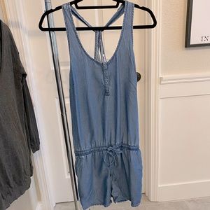 Chambray romper